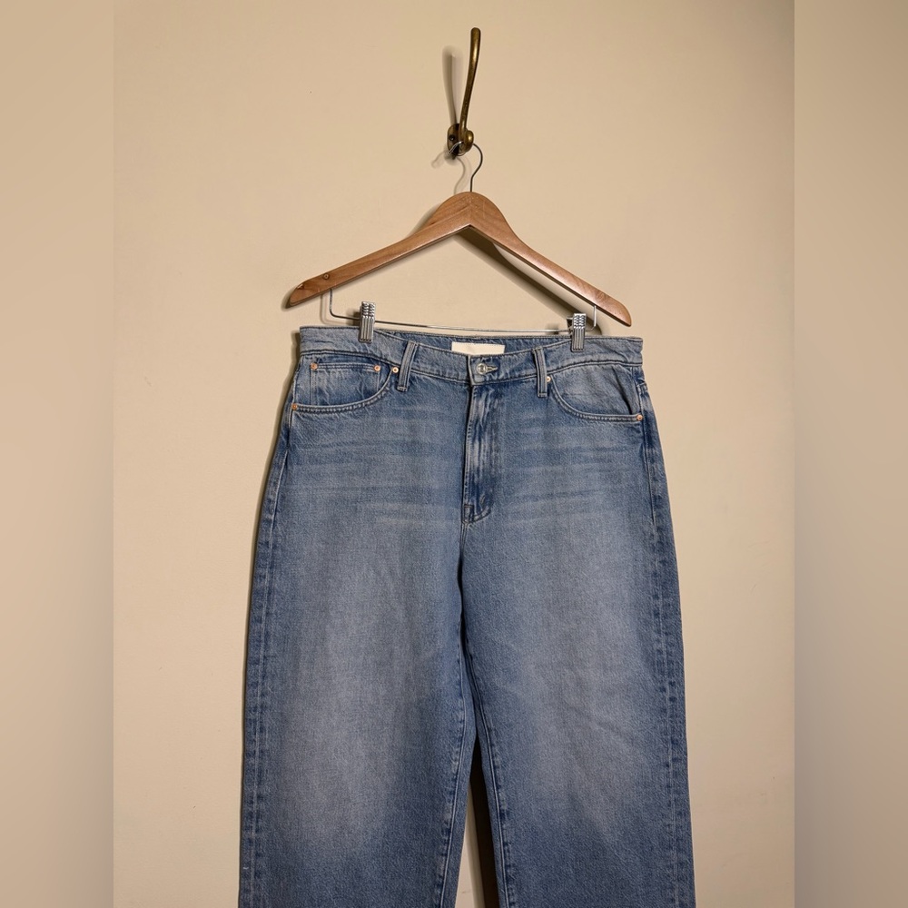 MOTHER The Dodger Skimp Cuff Jean's In Leap Of Faith - Picture 6 of 11